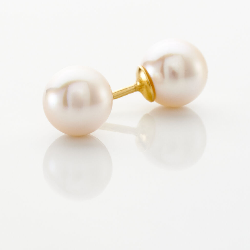 Boucles D'oreilles Or Perle De Culture - Spannringe Damen | OROVIVO