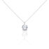 RESI Damen Collier Silber 925 Zirkonia Weiß 6,3 ct