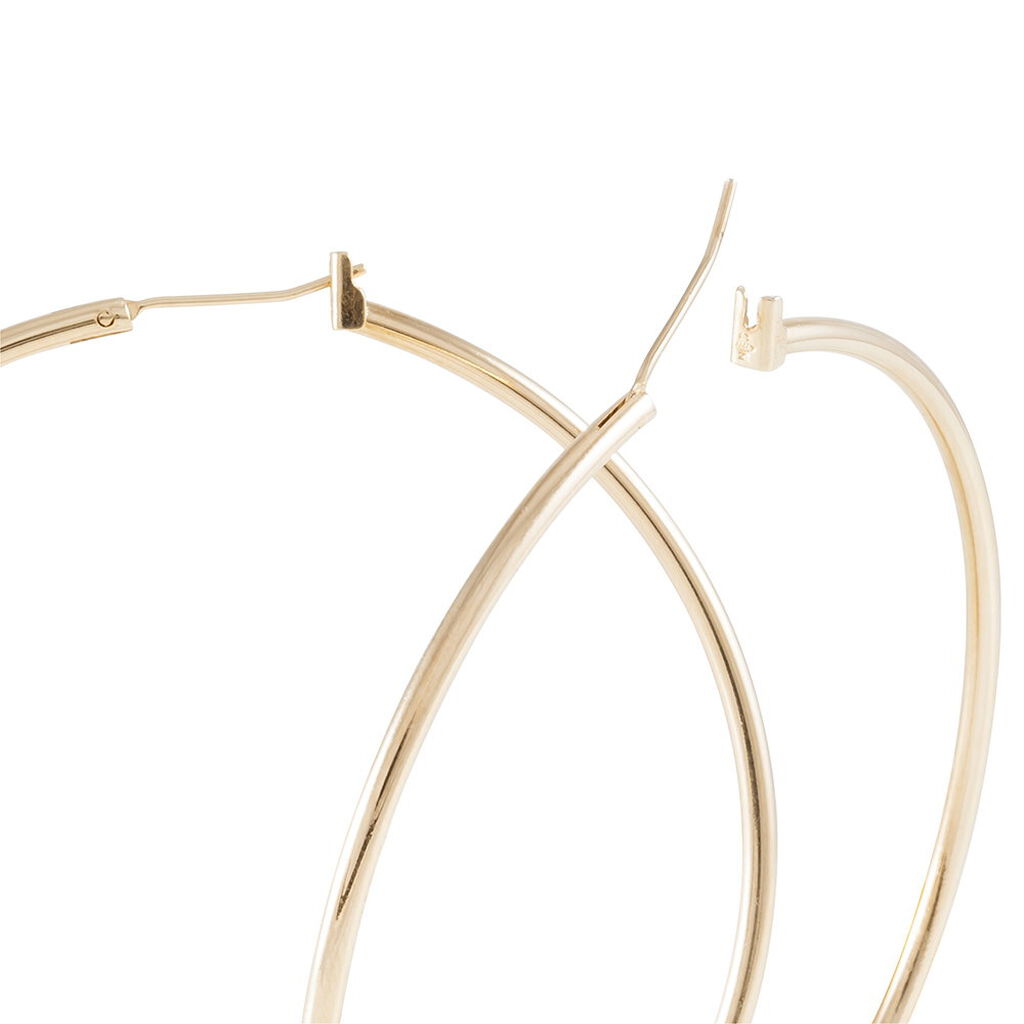 ADA LISSE 2 Damen Creolen Vergoldet B 2 mm