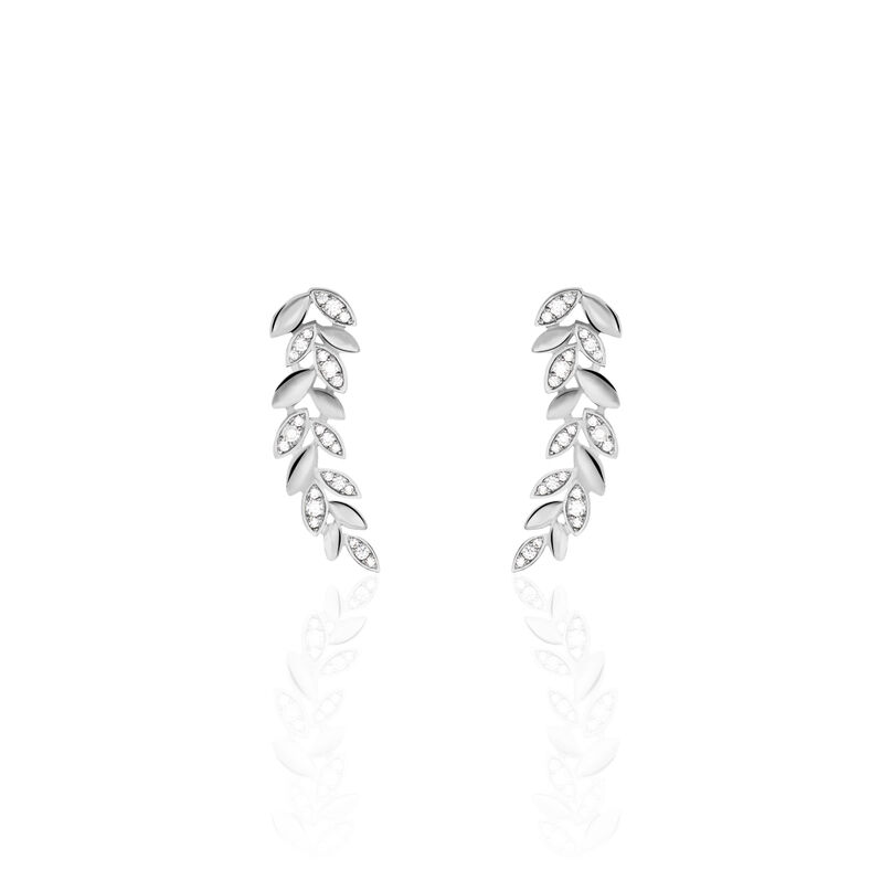 Boucles D'oreilles Cesarine Argent Oxyde - Spannringe Damen | OROVIVO