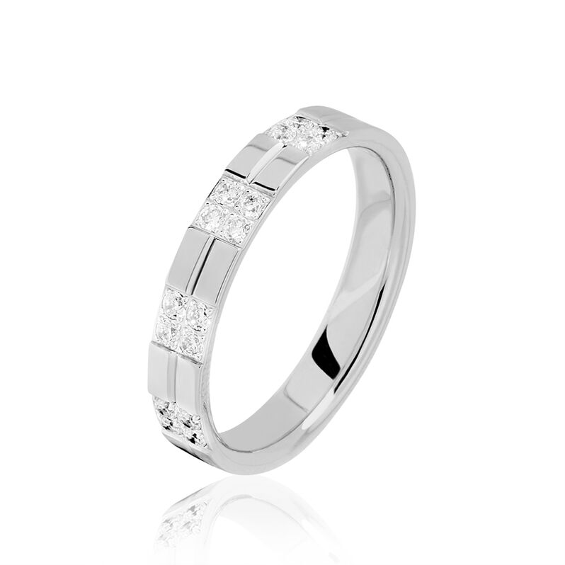 Alliance Lenaya Or Blanc Diamant - Spannringe Damen | OROVIVO