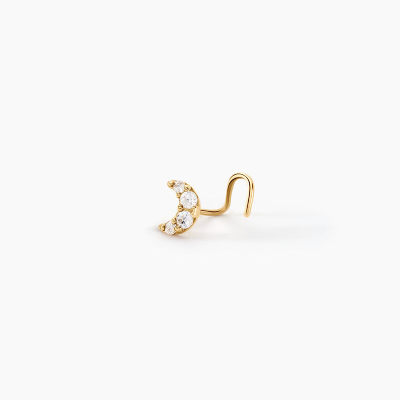 Piercing Mounna Or Jaune Oxyde De Zirconium - Spannringe Damen | OROVIVO