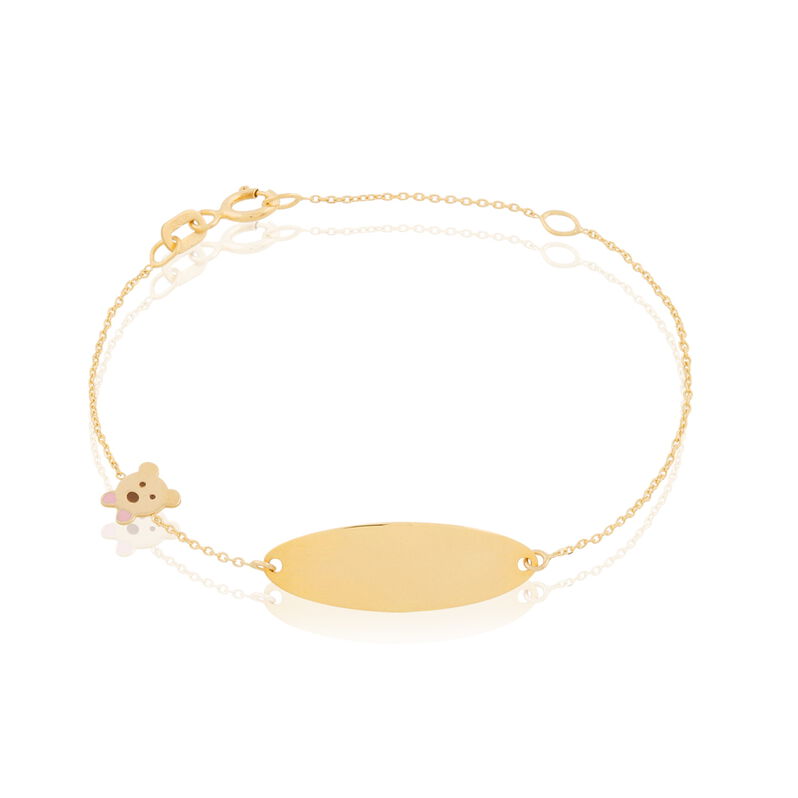 Bracelet Identité Ismahene Or Jaune - Spannringe Kinder | OROVIVO
