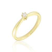 Damen Ring Gold 375 Diamant 0,08ct Rome 