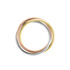 Damen Ring Gold Tricolor Gold / Wei&szlig; / Ros&eacute; 585 (14 Karat)