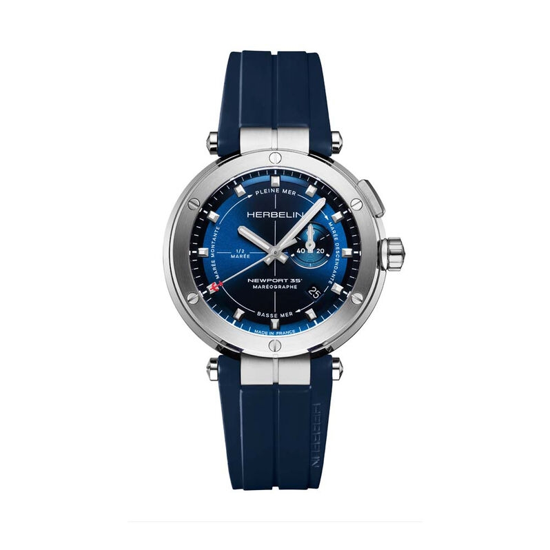 Montre Michel Herbelin Newport Mareographe Bleu - Spannringe Herren | OROVIVO