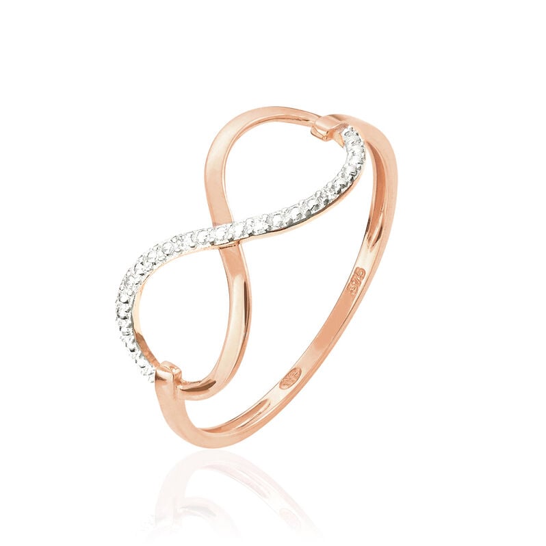 Bague Anais Or Rose Diamant - Spannringe Damen | OROVIVO