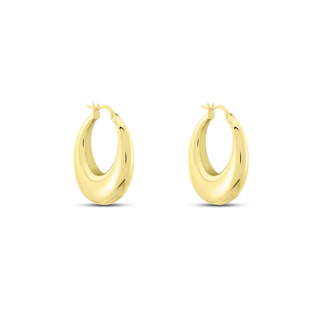 Damen Creolen Edelstahl Vergoldet 30mm - Creolen Damen | OROVIVO