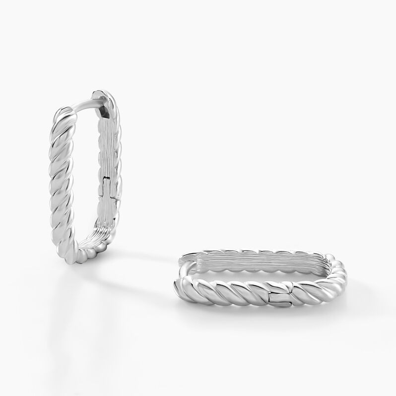 Créoles Hari Argent Argenté - Spannringe Damen | OROVIVO