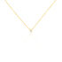 Illusion Damen Collier Gold 375 (9 Karat) Diamant Weiß 0,06 ct