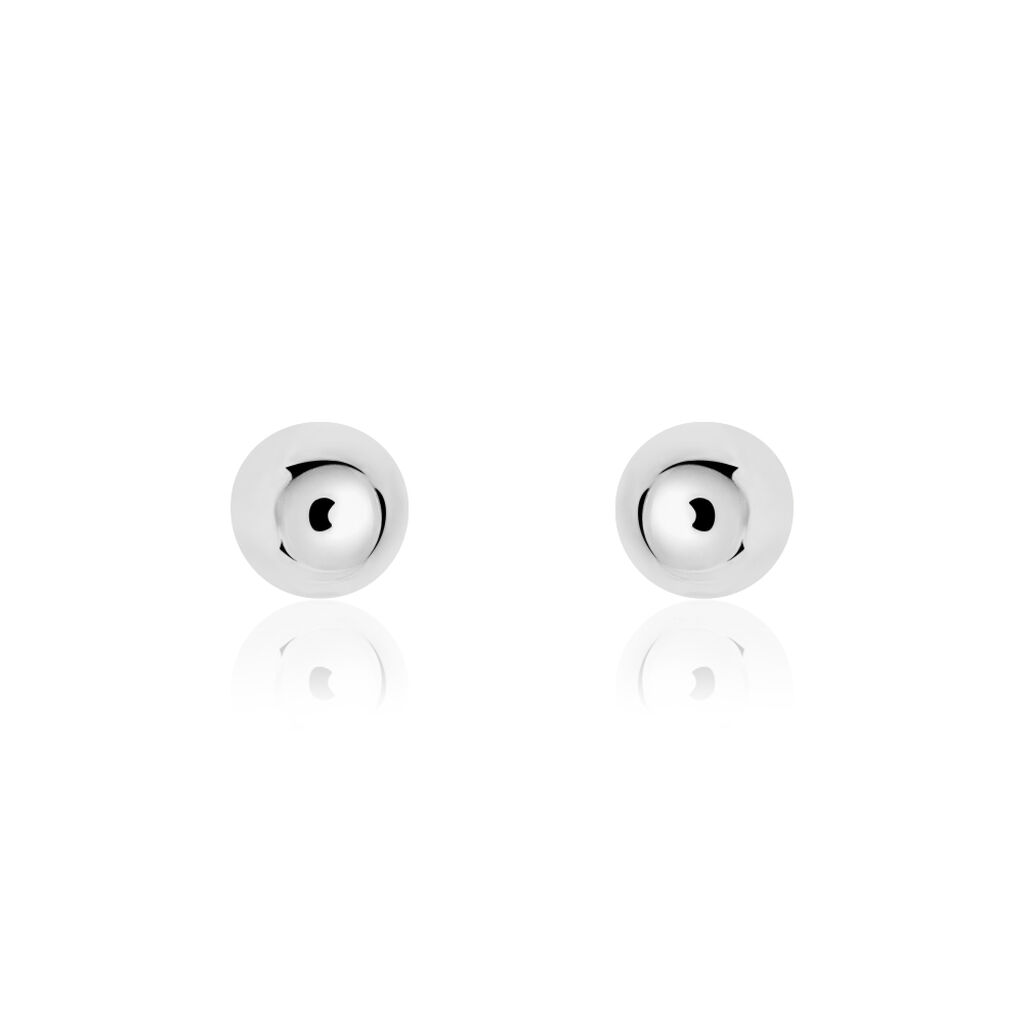 JOLIN KUGEL Damen Ohrstecker Silber 925 Ball B 8 mm
