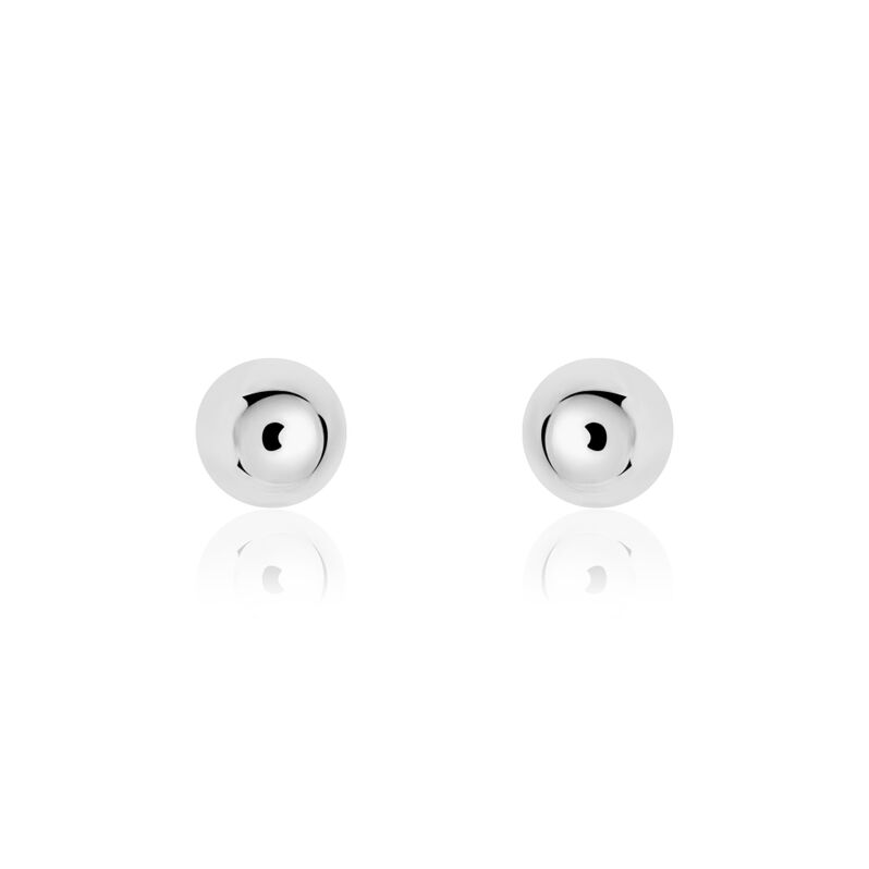 JOLIN KUGEL Damen Ohrstecker Silber 925 Ball B 8 mm - Ohrstecker Damen | OROVIVO