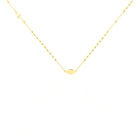 Damen Halskette Gold 375 Kreuz - Halsketten Damen | OROVIVO