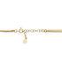 LEILA Damen Collier Silber vergoldet 925 B 0,5 mm