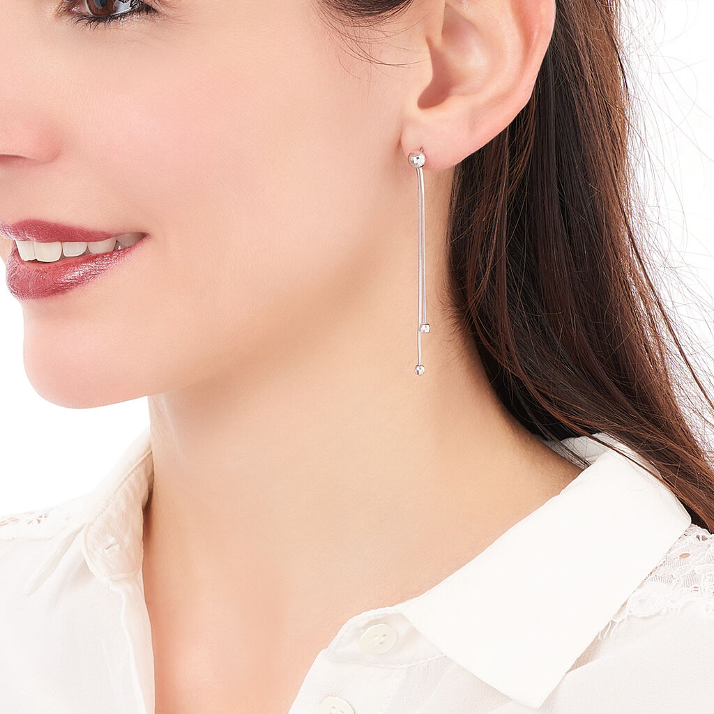 Boucles D'oreilles Pendantes Argent  -  Damen | OROVIVO