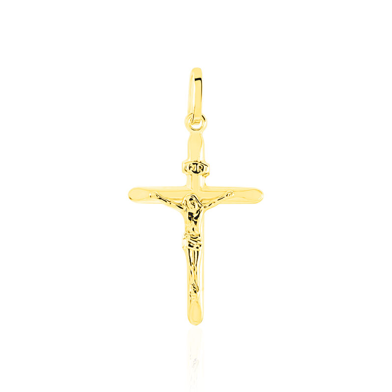 DAMIAN KREUZ 1 Unisex Anh&auml;nger Gold 375 (9 Karat) Christus - Schmuckanh&auml;nger Unisex | OROVIVO