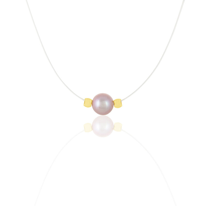 Collier Or Jaune Perle De Culture - Spannringe Damen | OROVIVO