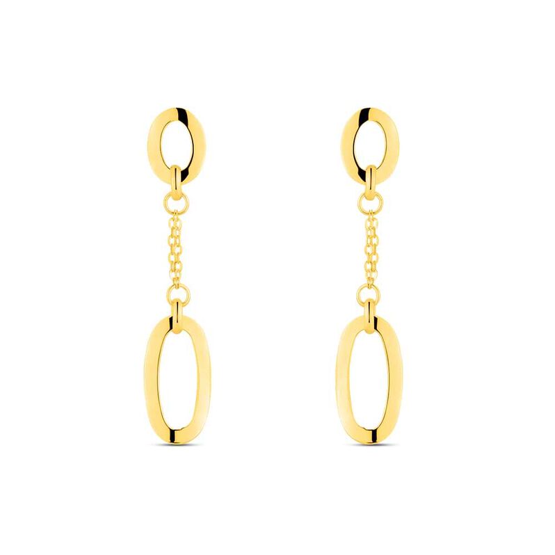 Orecchini Pendenti Isabelle Oro Giallo - Spannringe Damen | OROVIVO