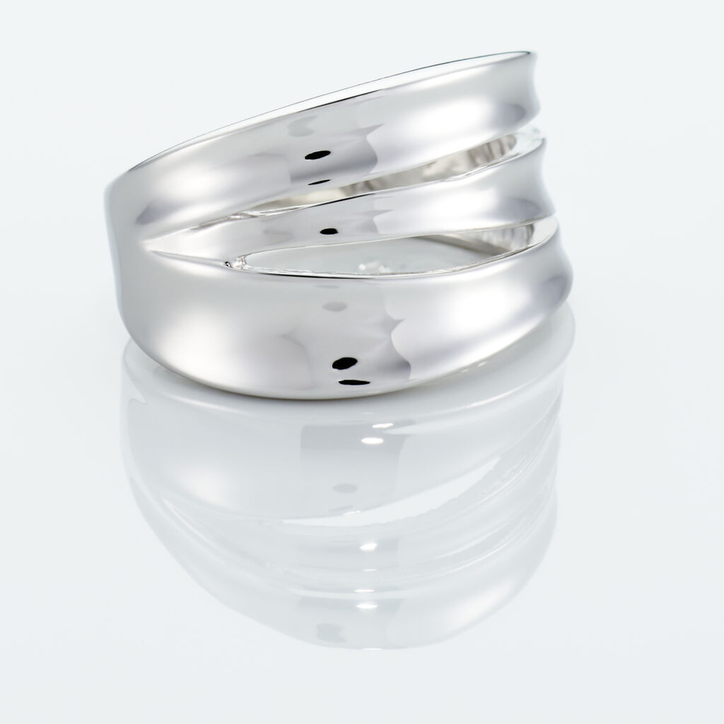 Bague Edwyna Argent Blanc - Spannringe Damen | OROVIVO