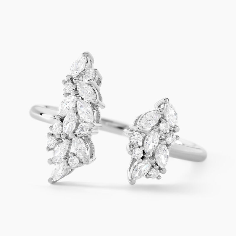 Bague Loree Argent Weiss Oxyde De Zirconium - Spannringe Damen | OROVIVO