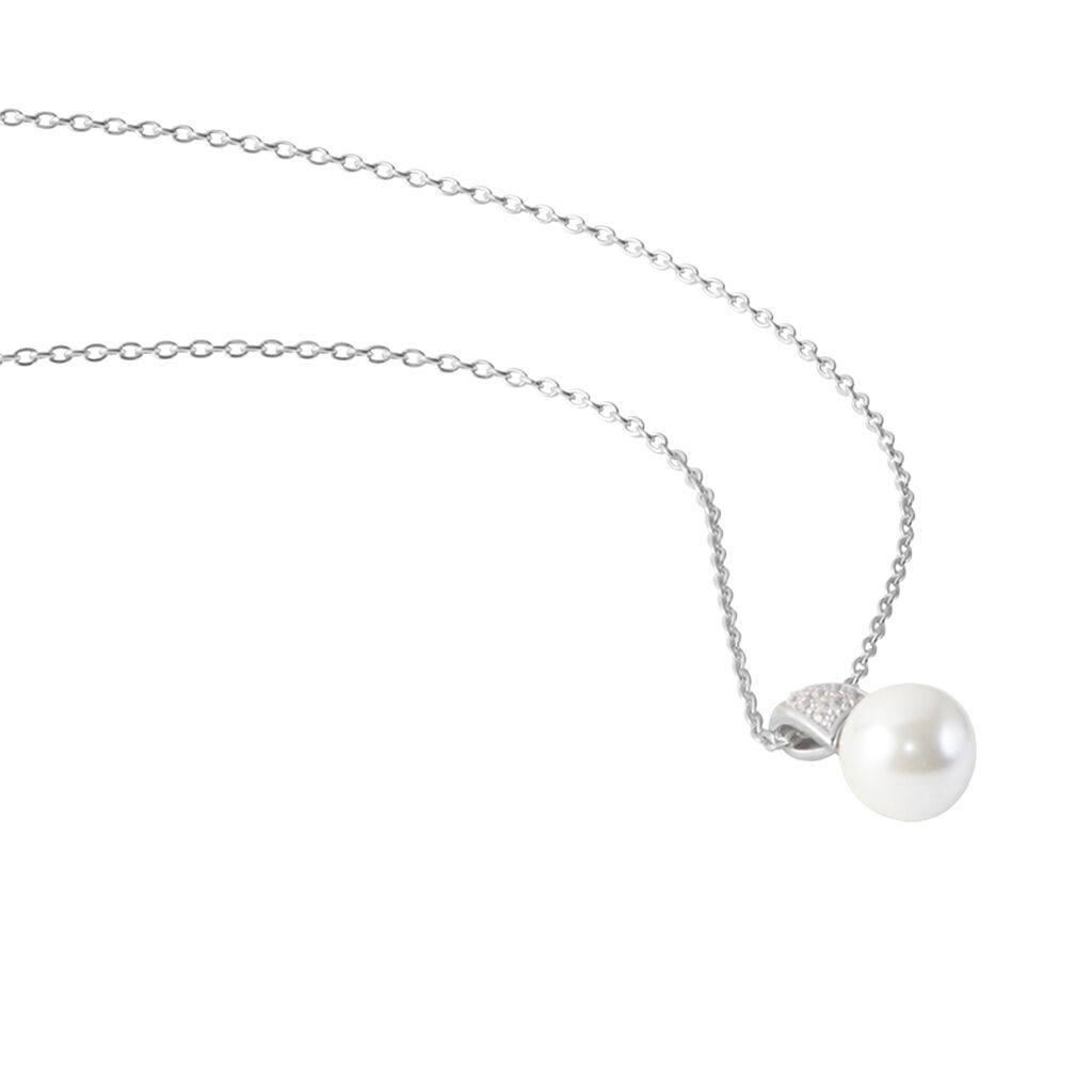 Damen Halskette Silber 925 Perle - Halsketten Damen | OROVIVO