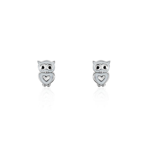 Kinder Ohrstecker Silber 925 Eule - Ohrstecker Kinder | OROVIVO