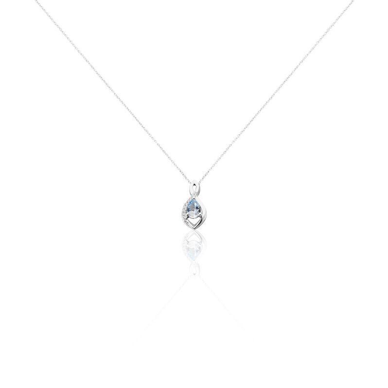 Collier Dalil Or Weiss Topaze Oxyde - Spannringe Damen | OROVIVO