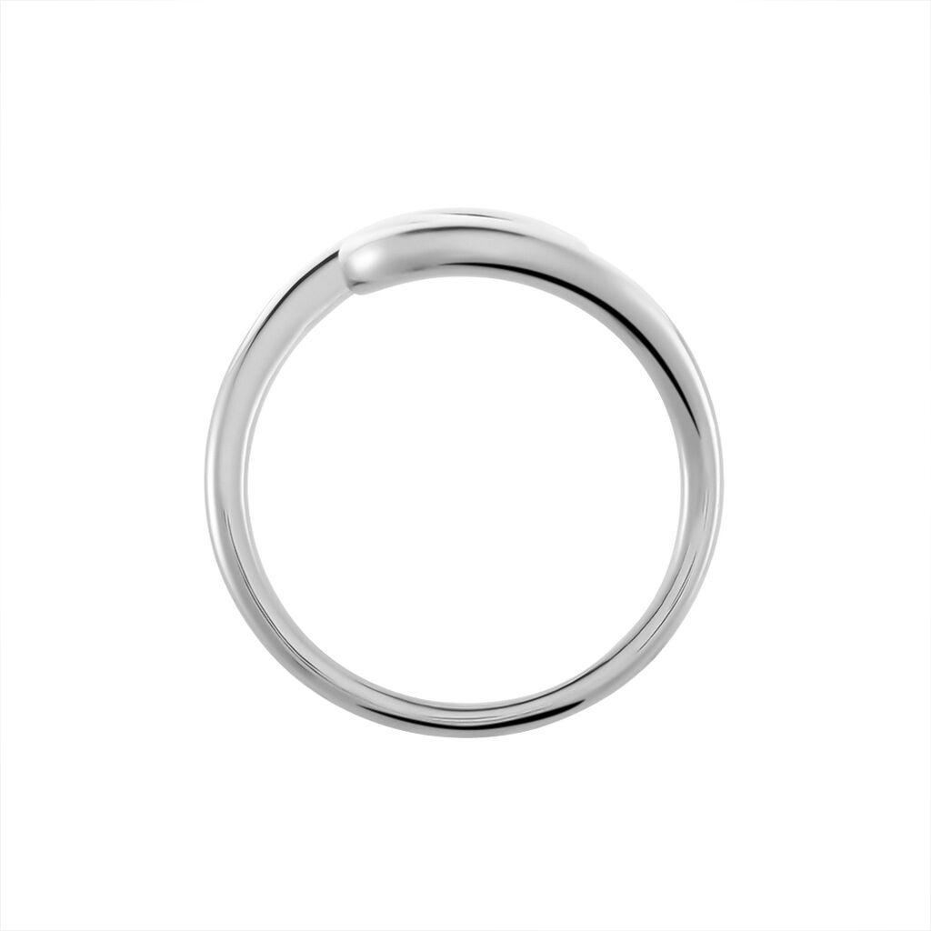 Damenring Silber 925 rhodiniert geschwungen - Ringe Damen | OROVIVO