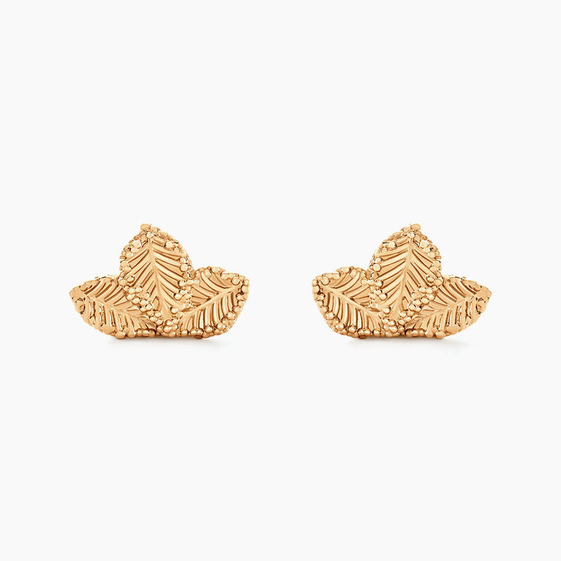 Boucles D'oreilles Puces Tylia Plaqué Or Doré - Spannringe Damen | OROVIVO