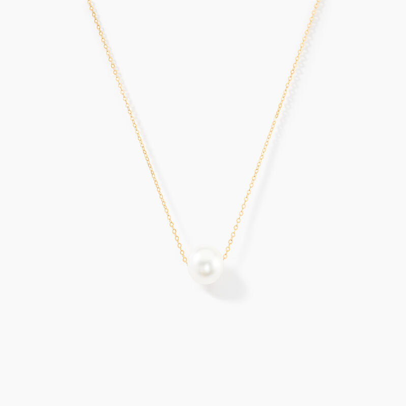 Collier Sissy Or Jaune Perle De Culture - Spannringe Damen | OROVIVO