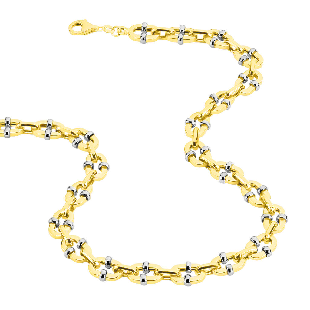 Damen Collier Gold 375 Bicolor  - Halsketten Damen | OROVIVO