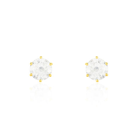 Damen Ohrstecker Gold 375 Zirkonia - Ohrstecker Damen | OROVIVO