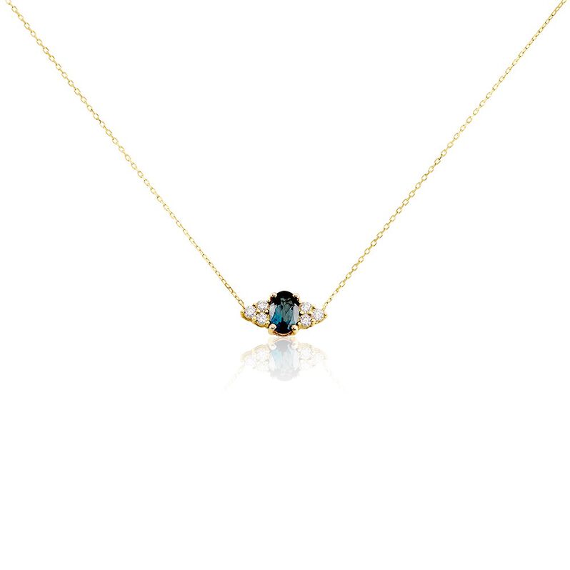 Collier Duana Or Jaune Topaze Oxyde De Zirconium - Spannringe Damen | OROVIVO