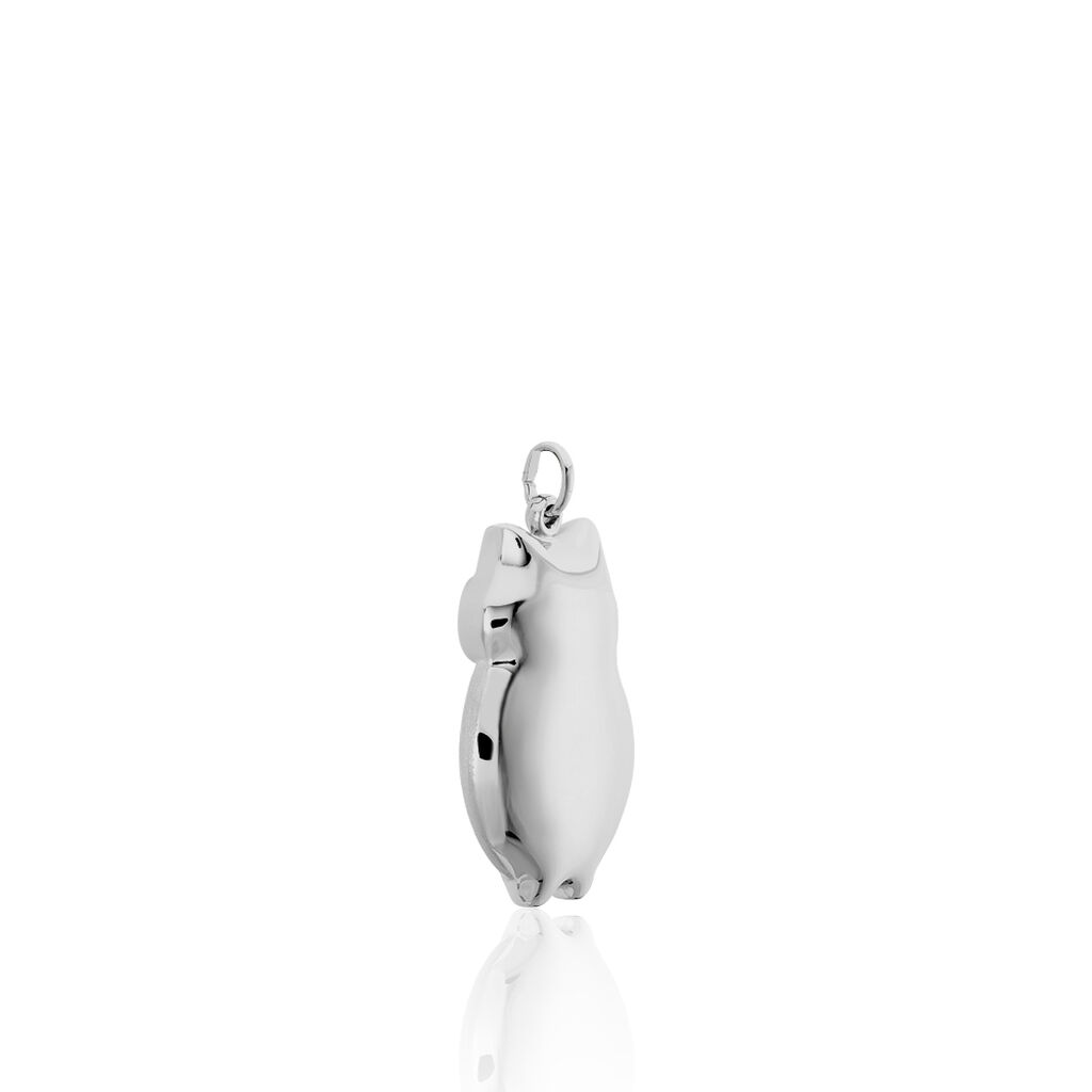 Anhänger Silber 925 Oranger Zirkonia Eule - Schmuckanhänger Damen | OROVIVO