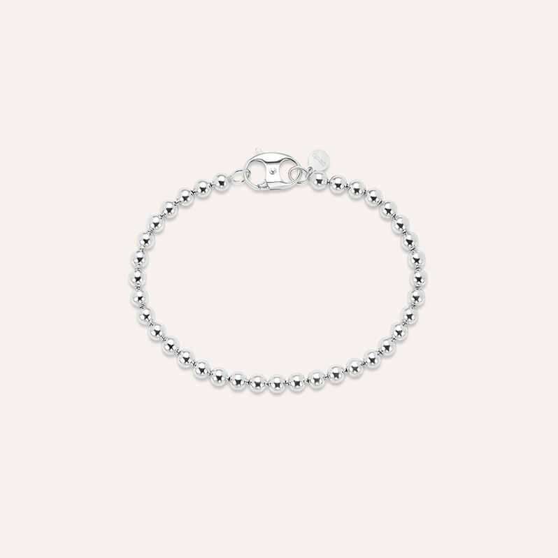 Bracciale Catena Gentleman Argento Rodiato - Spannringe Herren | OROVIVO