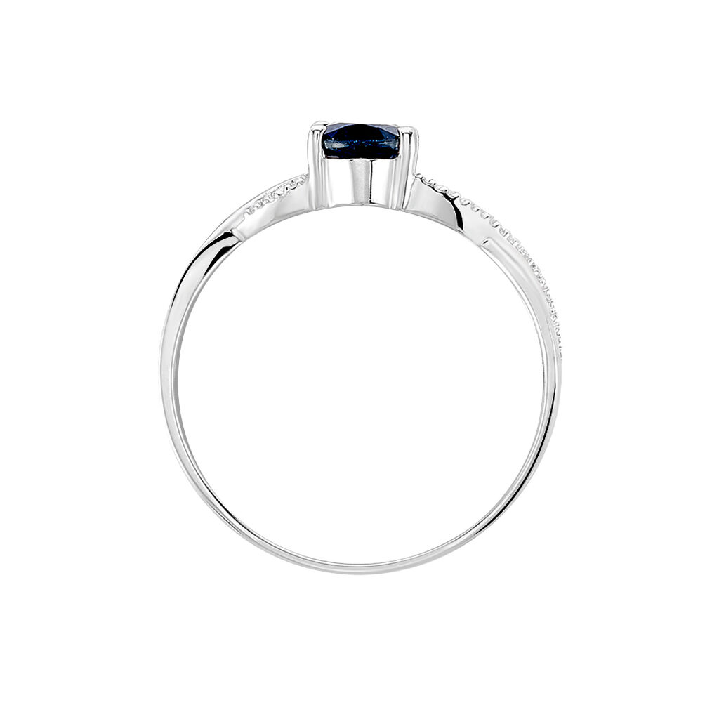 Bague Candice Or Blanc Saphir - Hochzeitsringe Damen | OROVIVO