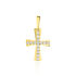 Kreuz Anhänger Gold 375 Zirkonia Deliah