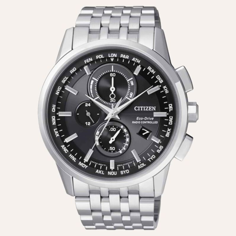 Orologio Eco Drive Citizen Radiocontrollato At8110-61e - Spannringe Herren | OROVIVO