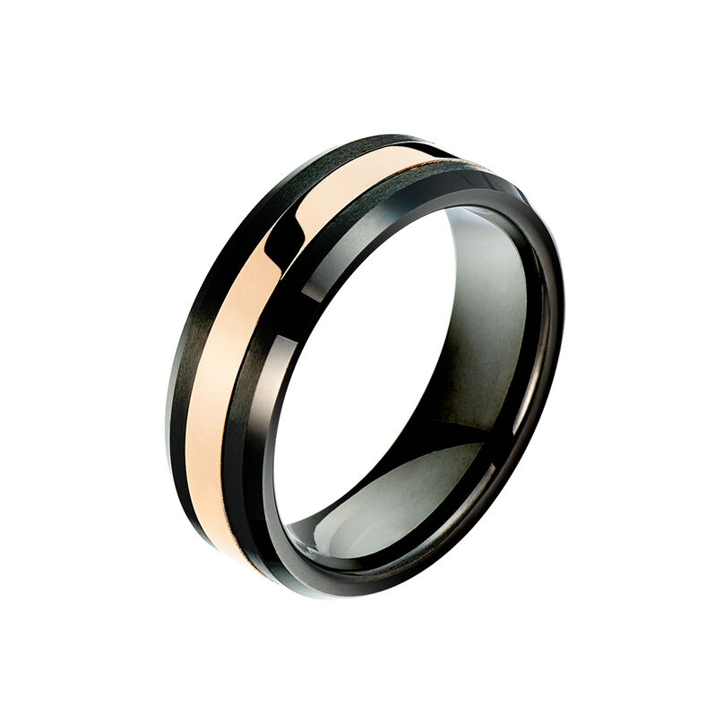 Bague Nessy Acier Rose - Spannringe Herren | OROVIVO
