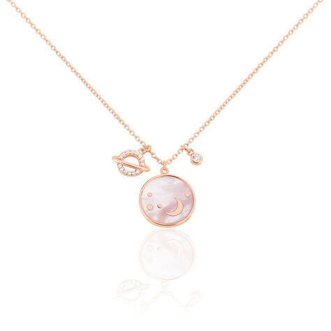 Damen Halskette Silber 925 Rosé Vergoldet - Halsketten Damen | OROVIVO