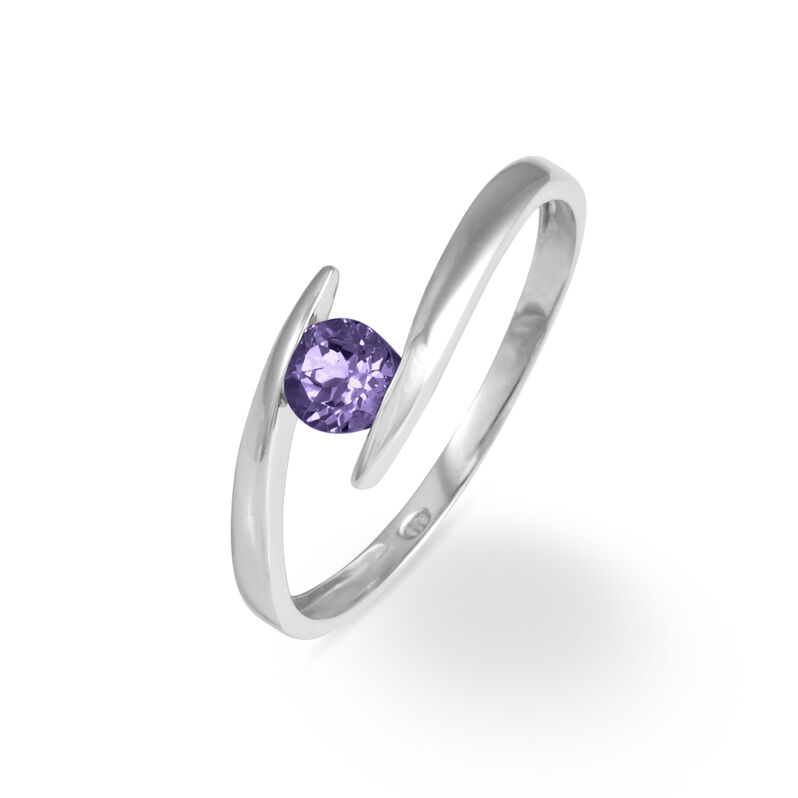 Bague Tiphaine Or Blanc Amethyste - Spannringe Damen | OROVIVO