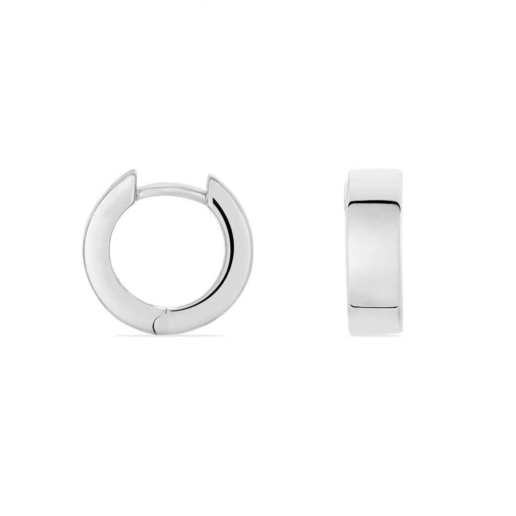 Damen Creolen Silber 925 B 4 mm