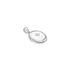 SYLENNE Damen Anh&auml;nger Silber 925 Zirkonia Wei&szlig; 0,01 ct Oval