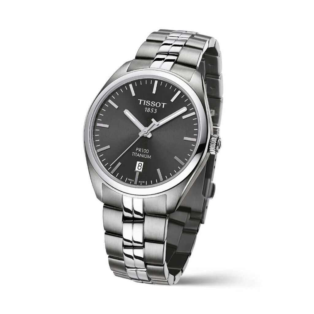 Tissot Herrenuhr PR 100 Titan T1014104406100 Quarz - Armbanduhren Herren | OROVIVO