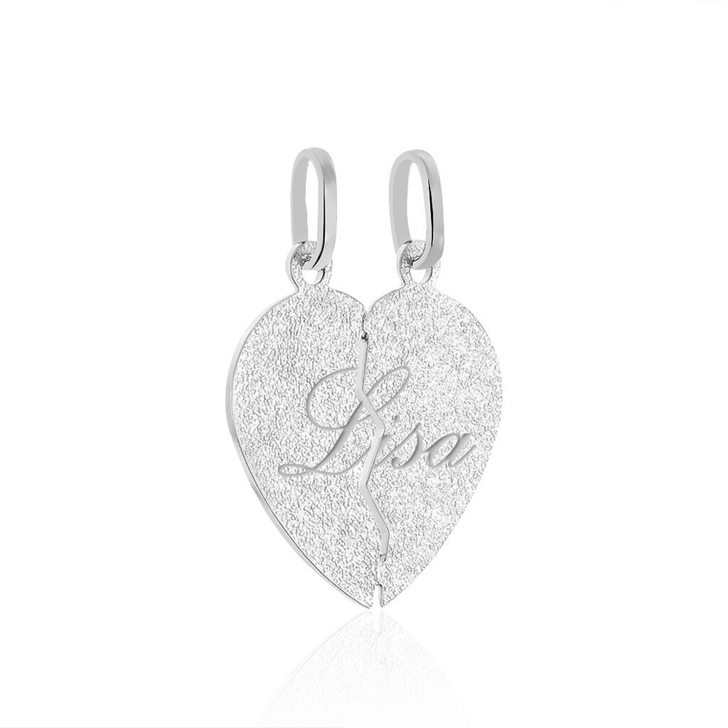 Anhänger Silber 925 Herz - Anhänger mit Gravur Damen | OROVIVO