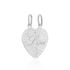 AXELIA HERZ 1 Damen Anhänger Silber 925 Herz
