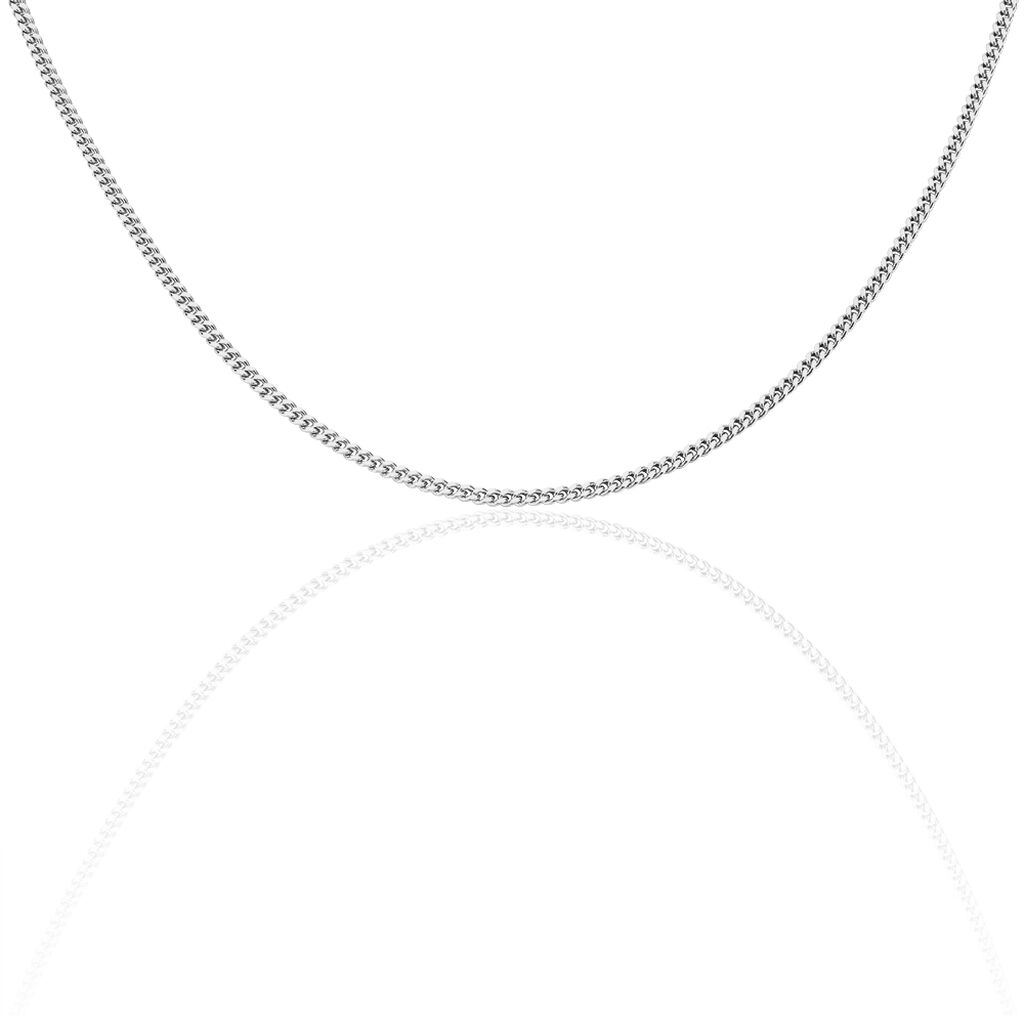 PANZER S 6 Unisex Kette Silber 925 B 2,4 mm, Kette ohne Stein