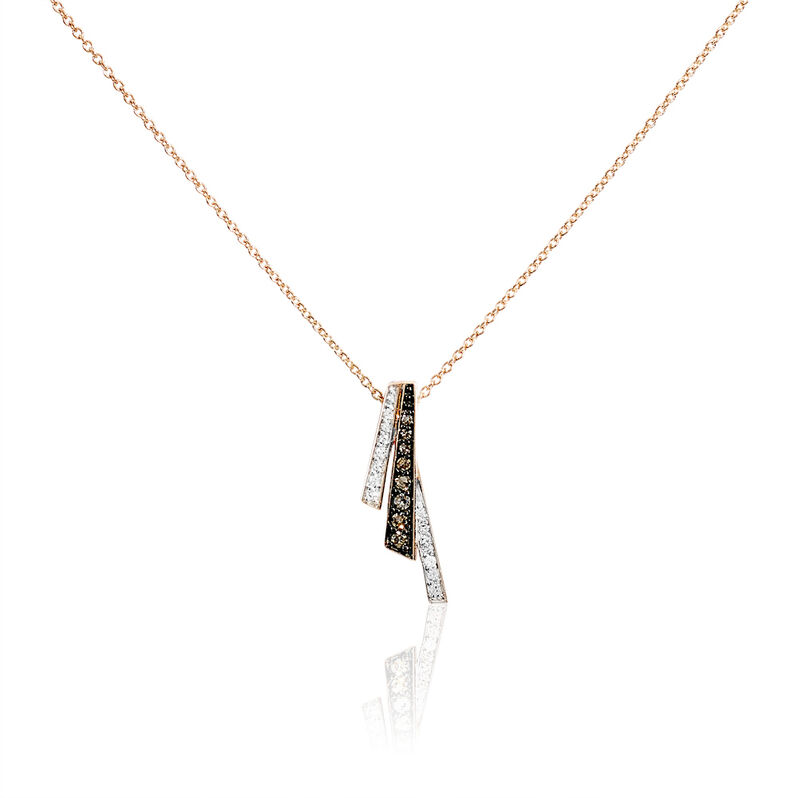 Collier Or Rose Diamant - Spannringe Damen | OROVIVO