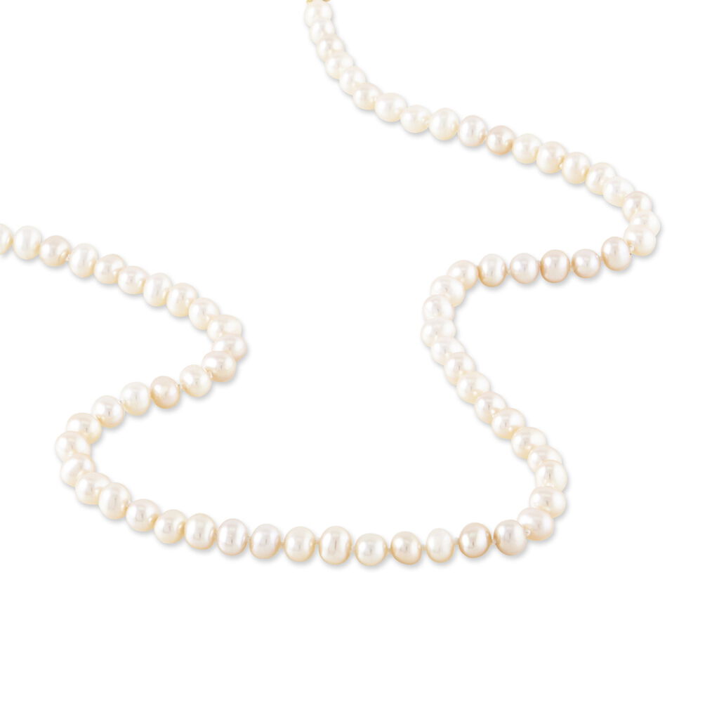 Collier Audran Or Jaune Perle De Culture - Spannringe Damen | OROVIVO