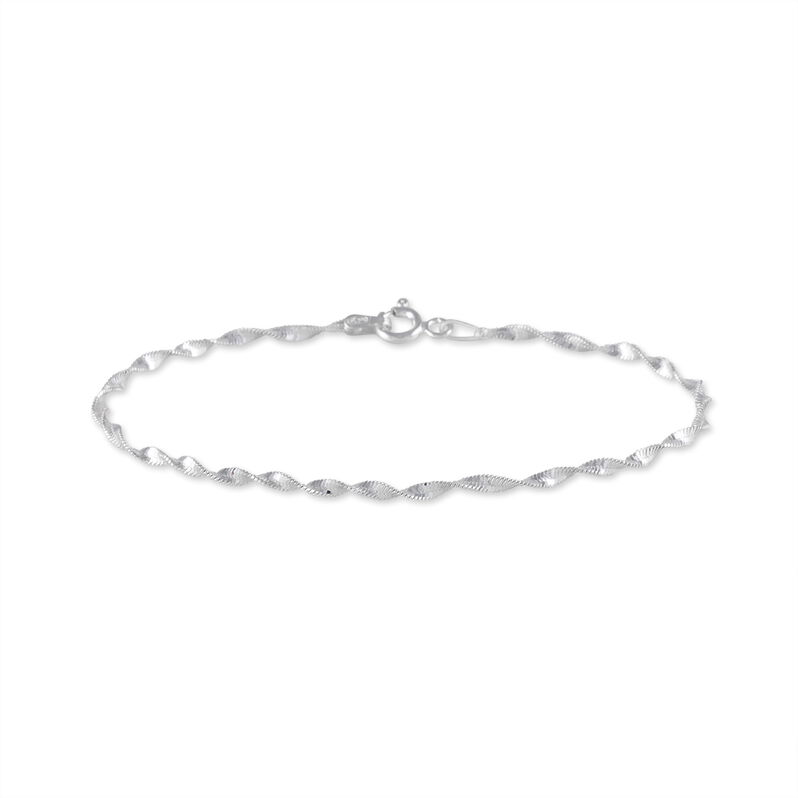 Bracelet Gyselle Argent Blanc - Spannringe Damen | OROVIVO